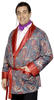 Smiffys Kostüm Paisley Smoking Jacket, Für den Playboy mit Stil!