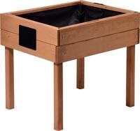 dobar Hochbeet Hochbeet f&uuml;r Kinder mit Kreidetafel, Holz