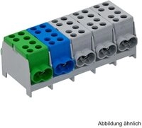 Hager Hager Haupt-Abzweigklemme 5-polig, 2 x 35 mm&sup2; je Pol, KH45A Audio- &