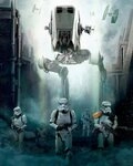 Komar Vliestapete Digitaldruck Vlies - Star Wars Imperial Forces - Gr&ouml;&szlig;e 200 x 250