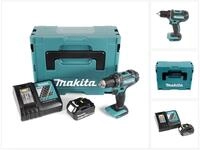 Makita Akku-Schrauber DDF 482 RM1J Akku Bohrschrauber 18V 62Nm im Makpac + 1x...