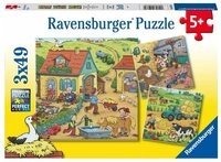 Ravensburger Puzzle Ravensburger Kinderpuzzle - 05078 Viel los auf dem Bauernhof