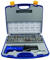GESIPA Blindnietzange Nietbox Set mit Handnietzange NTX und 12...