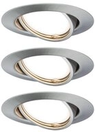 Paulmann LED Einbauleuchte LED Einbauleuchte Basisset schwenkbar rund 90mm 20&deg;...