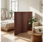 Homestyle4u Paravent Raumteiler Trennwand Bambus Sichtschutz Holz 145x200...