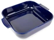 PEUGEOT Auflaufform APPOLIA Keramik 36cm Quadratisch Blau Sp&uuml;lmaschine,...