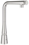 Grohe K&uuml;chenarmatur Zedra Smart Control L-Auslauf herausziehbarer Mousseur,