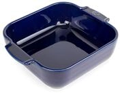 PEUGEOT Auflaufform APPOLIA Keramik 21cm Quadratisch Blau Sp&uuml;lmaschine,...