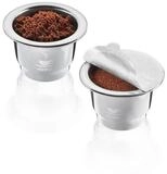 GEFU Wiederbef&uuml;llbare Espresso-Kapsel Kaffeekapseln CONSCIO, 2 St&uuml;ck
