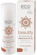 Eco Cosmetics Gesichtspflege CC Creme get&ouml;nt LSF ECO dunkel, 50 ml