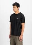 1100000002199 ALPHA INDUSTRIES "Basic T-Shirt SL", Herren, Gr. S, schwarz,