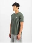 T-Shirt ALPHA INDUSTRIES "Basic T-Shirt SL", Herren, Gr. S, gr&uuml;n (schwarz olive),