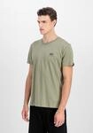 T-Shirt ALPHA INDUSTRIES "Basic T-Shirt SL", Herren, Gr. 3XL, gr&uuml;n (olive),