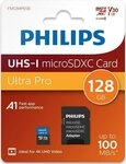 Philips Micro SDXC Karte 128GB Speicherkarte Ultra Pro UHS-I U3 V30 A1...