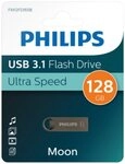 Philips 128GB Speicherstick Moon Aluminium grau USB 3.1 USB-Stick
