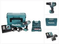 Makita Akku-Schlagbohrschrauber DHP 484 RTJ 18V Brushless Li-Ion im Makpac...