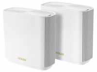 Asus ZenWiFi XT8 V2 AX6600 2er Pack Weiß WLAN-Repeater