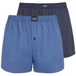 Jockey Webboxer Everyday Striped (2er Pack) mit Marken Weblabel am Bund blau XL