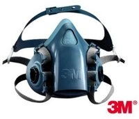3M Silikon 3M Halbmaske 7503 L mit Silikon und patentiertem Ausatemventil