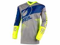 O’NEAL Motocross-Shirt, blau|grau