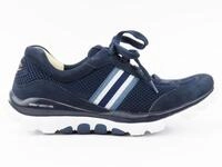 Gabor Nubuk/Mesh blue/silb. Sneaker
