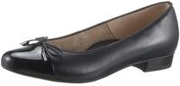 Pumps ARA "BARI", Damen, Gr. 6 (39), blau (dunkelblau), Glattleder, Lackleder, Schuhe