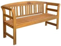 vidaXL Gartenbank Gartenbank 157 cm Massivholz (1-St)