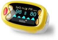 pulox Pulsoximeter PO-210B f&uuml;r Kinder - Akkubetriebenes Kinderoximeter mit