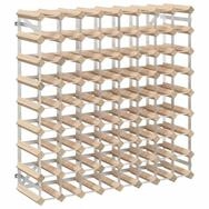 vidaXL Weinregal Weinregal f&uuml;r 72 Flaschen Massivholz Kiefer, 1-tlg.