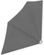 vidaXL Seitenmarkise 140 x 140 cm Faltbarer Balkonf&auml;cher Grau 140x140 cm