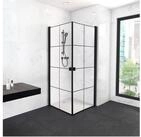 Marwell Eckdusche Clean line, BxT: 90x90 cm, Einscheibensicherheitsglas, mit