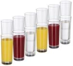relaxdays Longdrinkglas Longdrinkgl&auml;ser im 12er Set, Glas