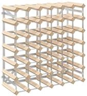 vidaXL Weinregal Weinregal f&uuml;r 42 Flaschen Massivholz Kiefer, 1-tlg.