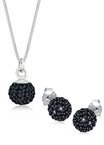 Elli Schmuckset Kugel 925 Sterling Silber, mit Kristallen von Swarovski&reg;