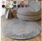 Esprit Hochflor-Teppich Alice ESP-4377 Kunstfell, rund, H&ouml;he: 25 mm,