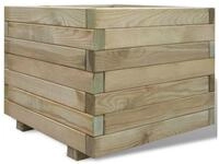 vidaXL Hochbeet 50 x 50 x 40 cm Hochbeet 50x50x40 cm Holz Quadratisch