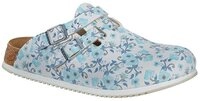 Birkenstock Clog Kay Superlauf, Birko-Flor, Blooming Roses Black Pantolette