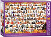 Eurographics Puzzles Halloween Puppies and Kittens 1000 Teile Puzzle (6000-5416)