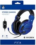 nacon PS4 Stereo-Headset V3 [Offizielle Playstation Lizenz] blue Gaming-Headset