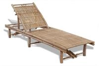 vidaXL Gartenliege vidaXL Sonnenliege Bambus