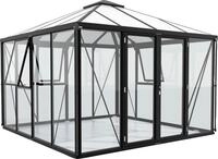 Vitavia Gew&auml;chshaus Minos ESG/HKP, schwarz, BxTxH: 317 x 321,5 x 264,5 cm, 3 mm
