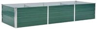 vidaXL Hochbeet, Garten-Hochbeet Verzinkter Stahl 240x80x45 cm Gr&uuml;n