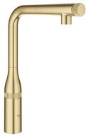 Grohe K&uuml;chenarmatur Essence Smart Control, L-Auslauf herausziehbarer Mousseur,
