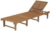 vidaXL Gartenliege, Sonnenliege Klappbar Massivholz Akazie