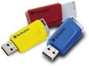 Verbatim USB 3.2 Drive 16GB 3er-Set Storen Click, rot-blau-gelb USB-Stick