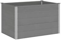 vidaXL Hochbeet Garten-Hochbeet WPC 150x100x91 cm Grau (1 St)