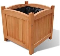 vidaXL Hochbeet, Holz-Hochbeet 30x30x30 cm 2 Stk.