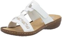 Rieker Pantolette, Keilabsatz, Sommerschuh, Schlappen in sommerlicher Optik