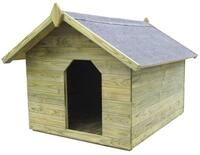 vidaXL Hundezwinger 105 x 123 x 90 cm Hundeh&uuml;tte mit &ouml;ffnendem Dach...