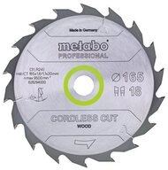 metabo Kreiss&auml;geblatt, "cordless cut wood - professional", 165 x 20 mm,...